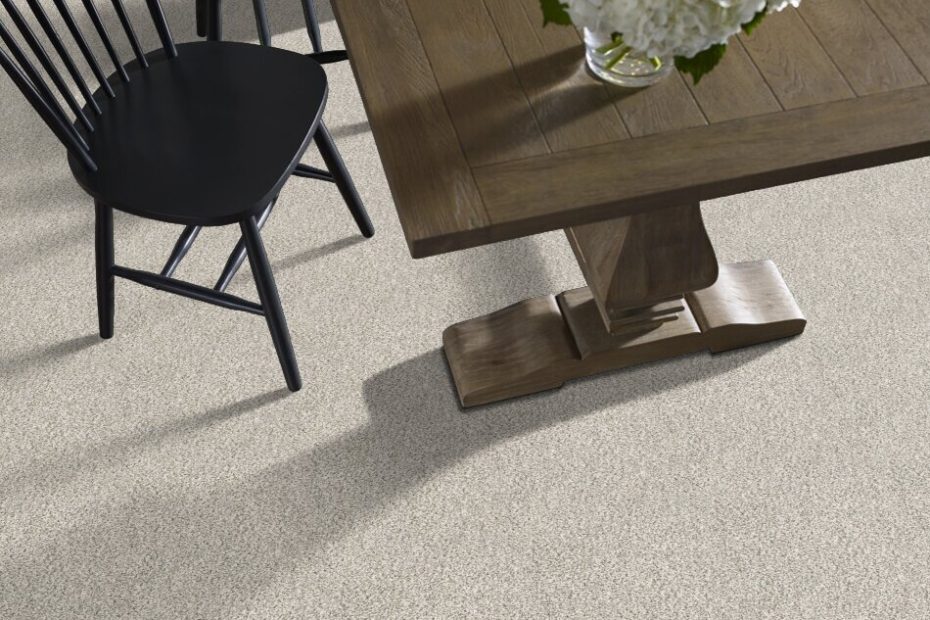 light carpet flooring for dining room